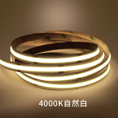 Super bright COB light with led strip low voltage 24V flexible