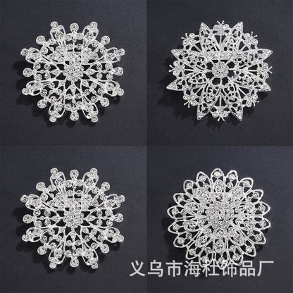 Alloy Rhinestone Brooch Pin