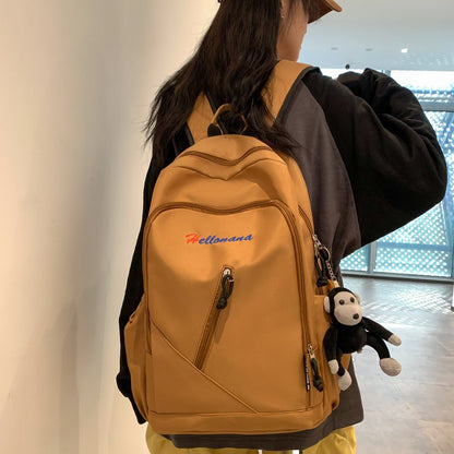 Simple backpack for high school students