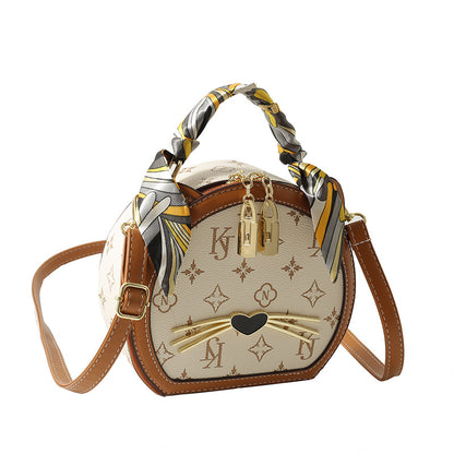 Retro small round bag fashion