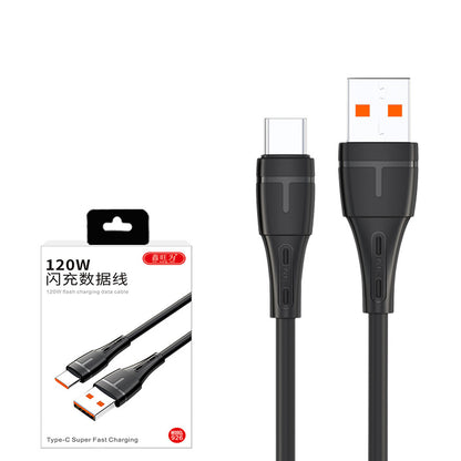 120W Fast Charging Cable Type-C Huawei Apple with Packaging