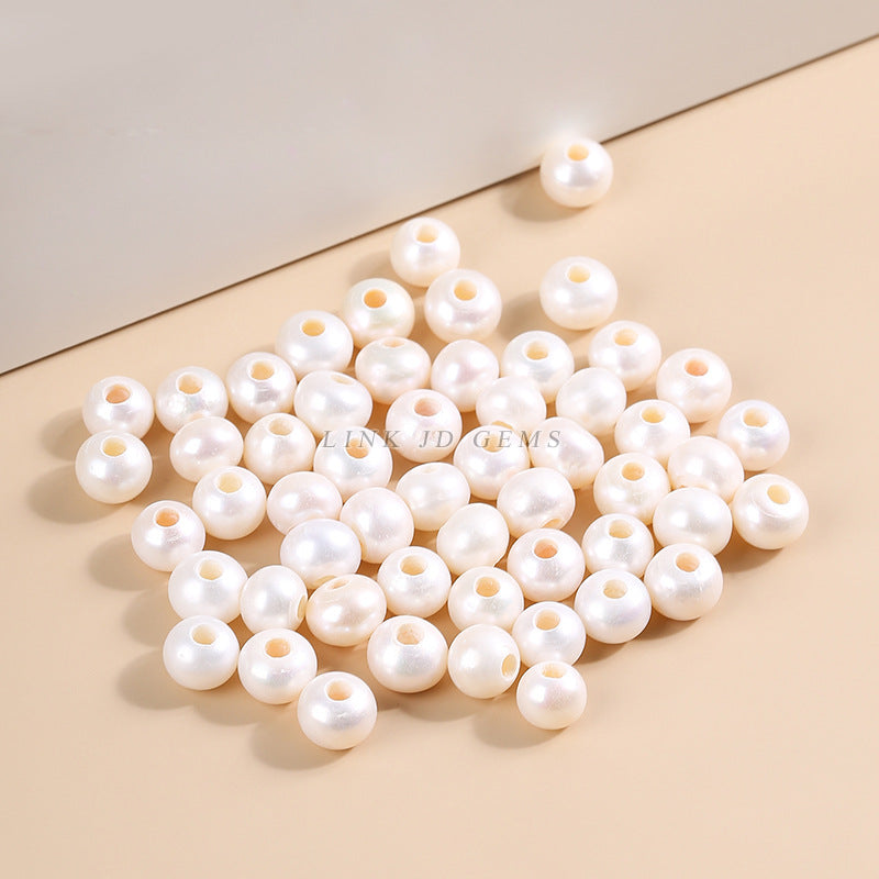 8-9Mm natural freshwater macroporous pearl loose beads