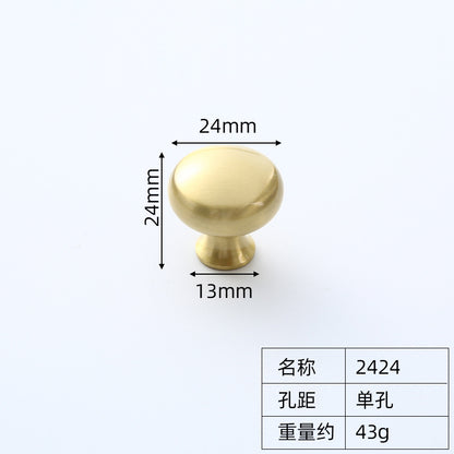 Gold cabinet brass handle