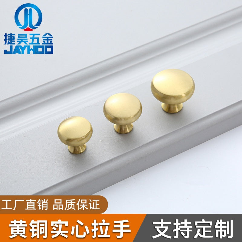 Gold cabinet brass handle