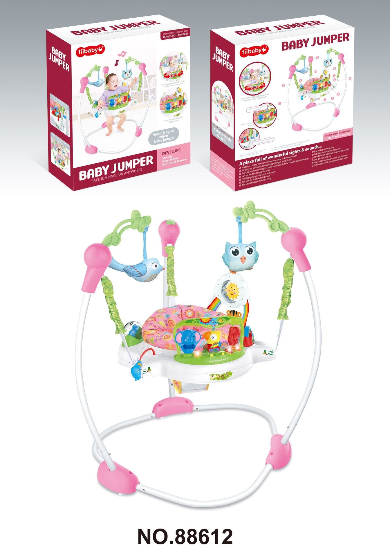 Baby Electric Vibrating Music Rocking Chair Toy Frame Soothing Music Recliner