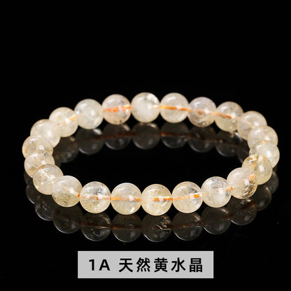 Pulsera de citrino natural 7A 