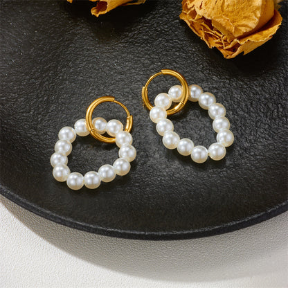 Freshwater pearl earrings