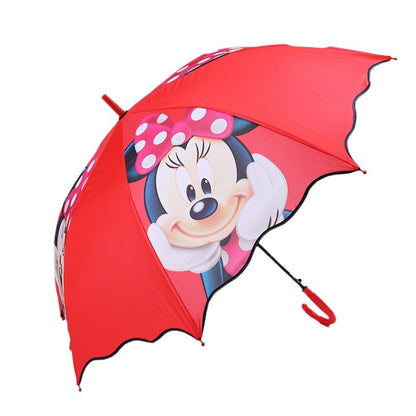 Creative Cartoon Wavy Edge Kids Umbrella