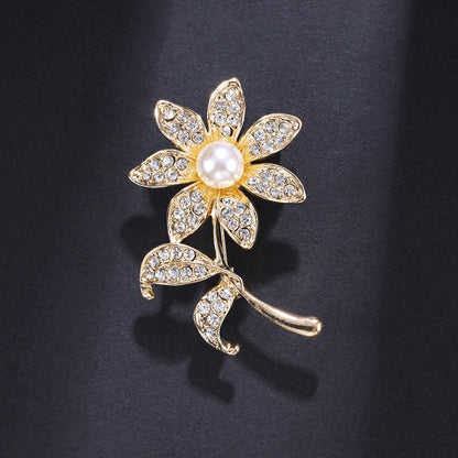 High-end brooch brooch imitation pearl