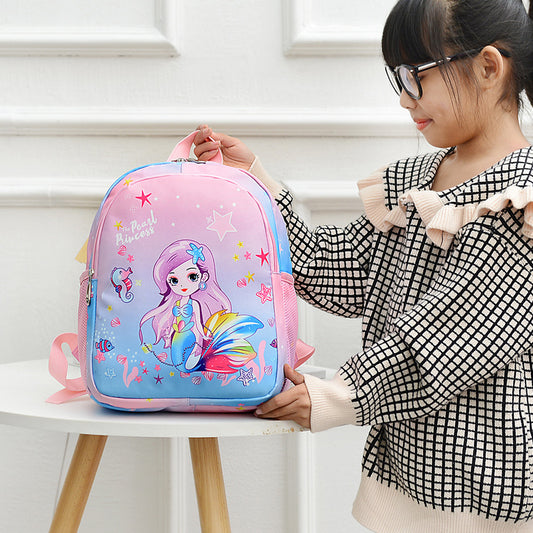 Cartoon children's backpack for boys and girls