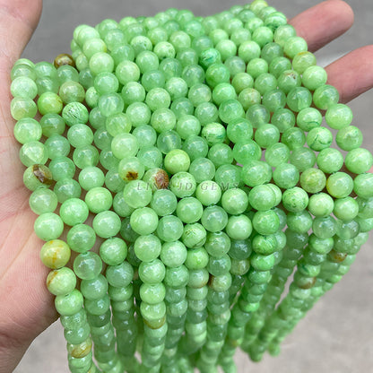 Afghan green sapphire loose beads colored jasper round beads