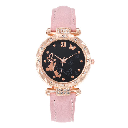 Butterfly Casual Versatile Ladies Belt Watch