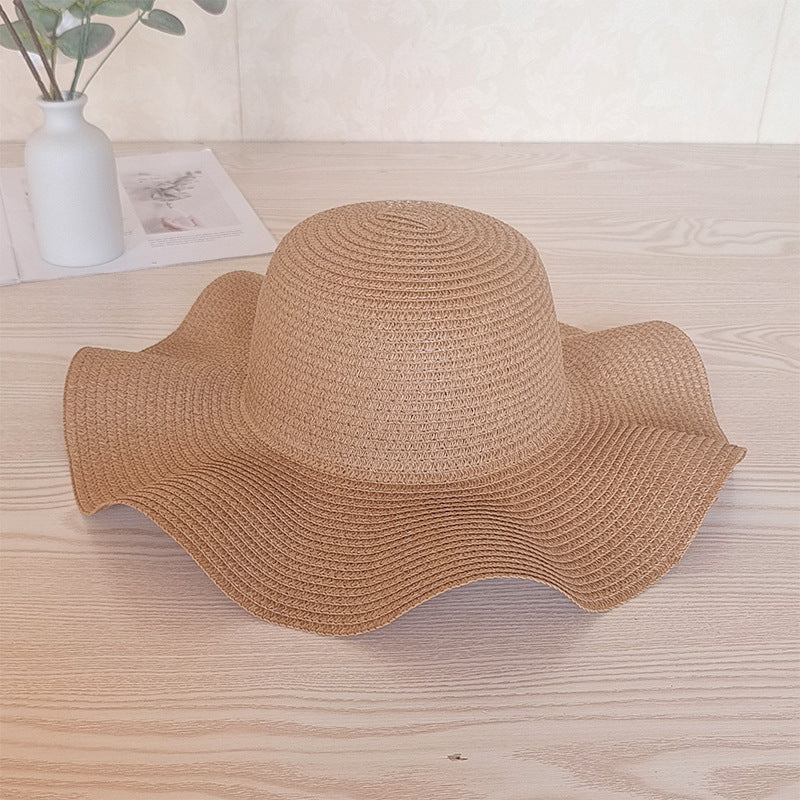 Hot Wave UV Wide Brim Fashion Summer Korean Women Foldable Sun Hat