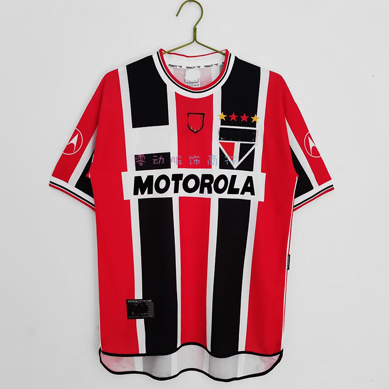 2000 S?o Paulo Retro Home/Away Short Sleeve Thai Jersey