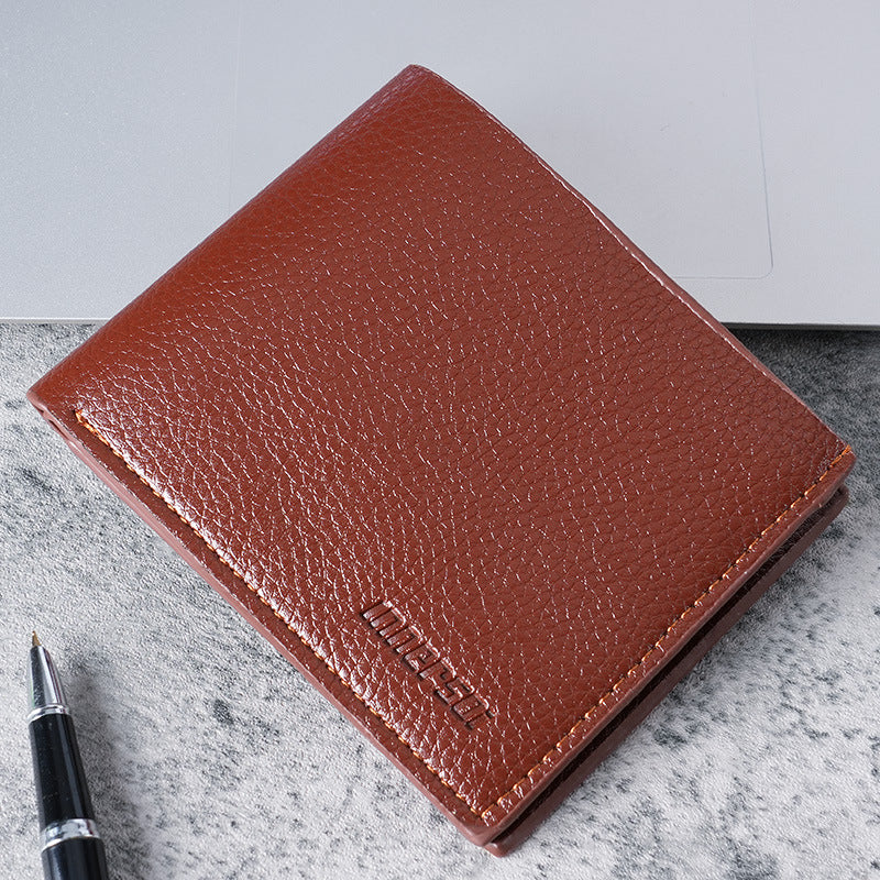 Simple pu leather wallet