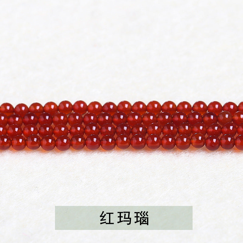 Very fine beads all kinds of crystal agate 2mm-3mm round beads