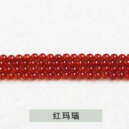 Very fine beads all kinds of crystal agate 2mm-3mm round beads