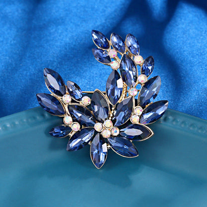 Crystal brooch high-end gift