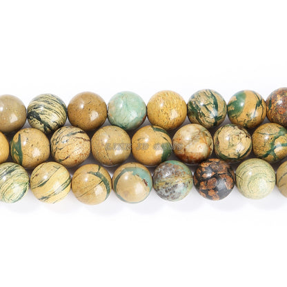 Green dragon stone loose beads