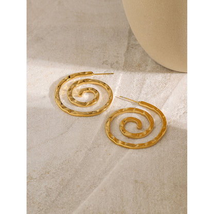 Swirl Hollow Earrings