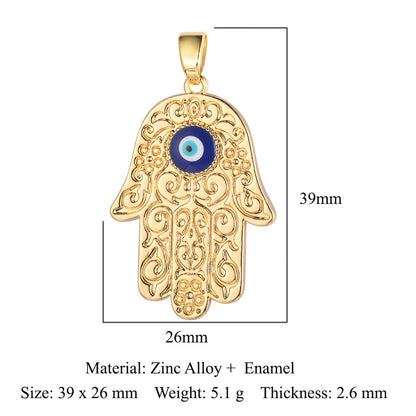 5 pcs/pack, eye cross alloy pendant.