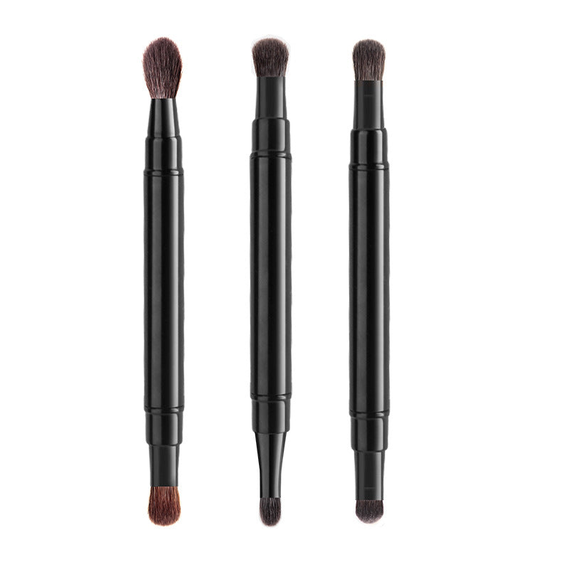 Portable Dual-Head Retractable Eyeshadow Blending Brush