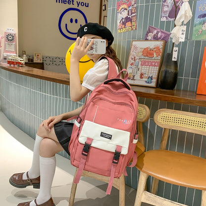 Large capacity schoolbag backpack