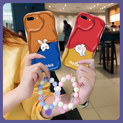 iPhone 7/8 Plus Cute Pet Wave Frame Case