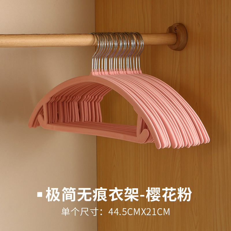 Velvet Non-Slip Plastic Hangers