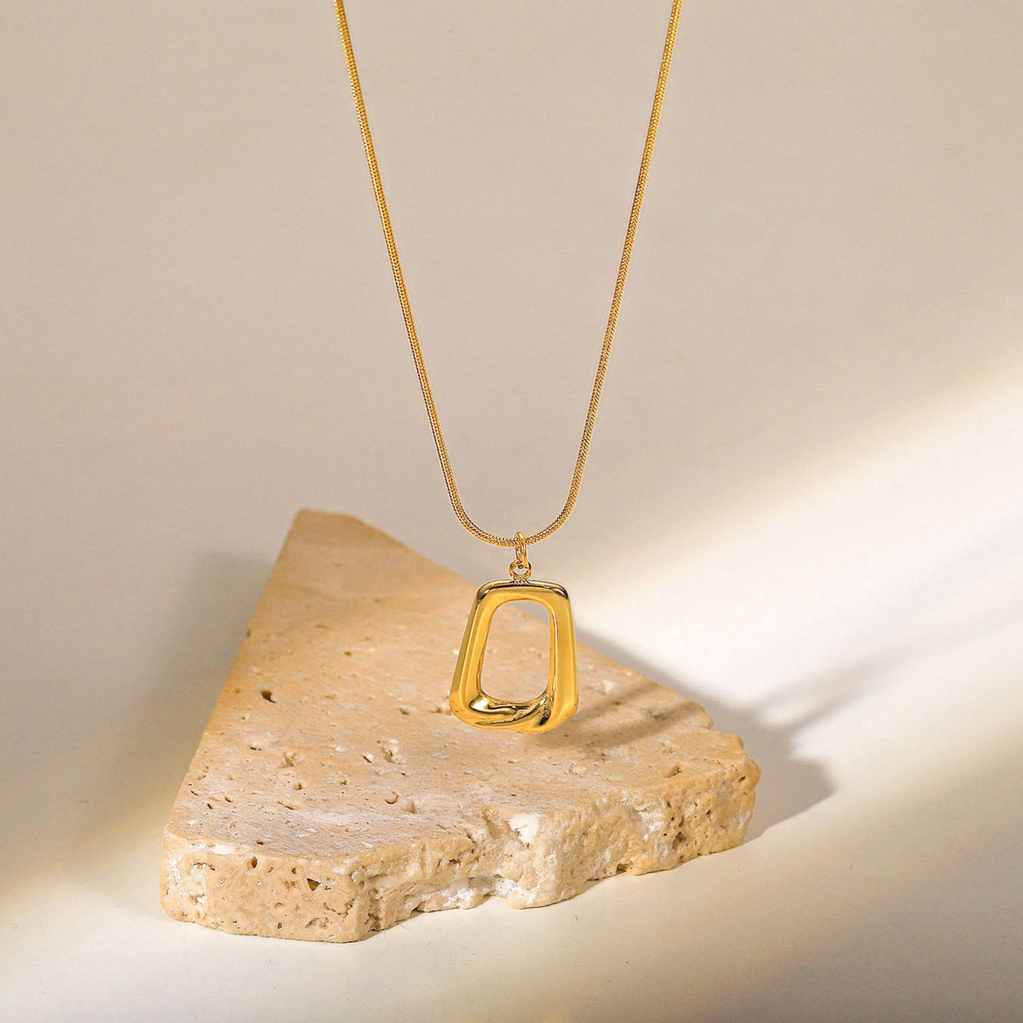 Stainless Steel Ladder Necklace