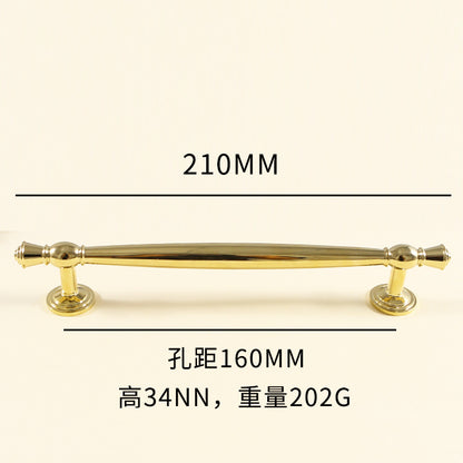 fashion Brass handle for French cabinet door