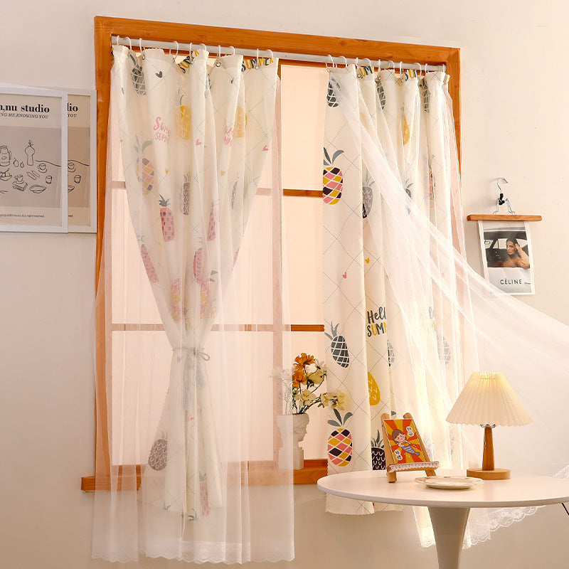 No-Punch Curtain Rings, Ready-Made Sheer Curtains