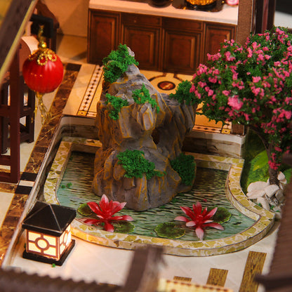 Chinese Courtyard DIY Miniature House Toy