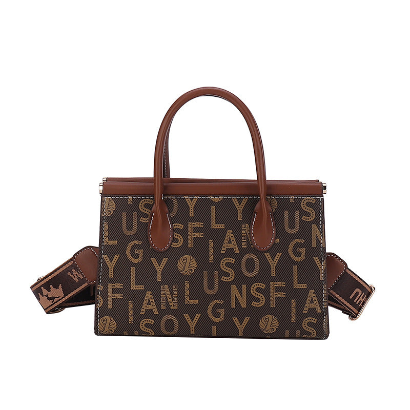 New printed letter large capacity tote bag