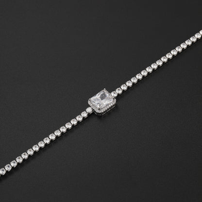 New Square Zirconia Necklace