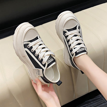 women's korean style thick sole platform shoes