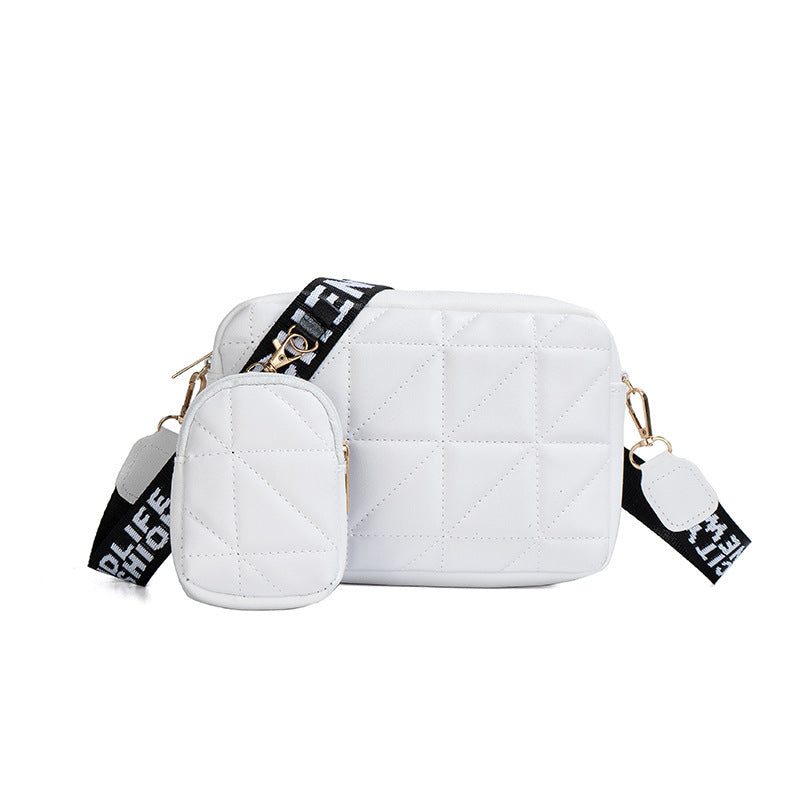 Large Capacity Rhombus Shoulder Bag