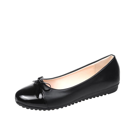 Bow women's single shoes