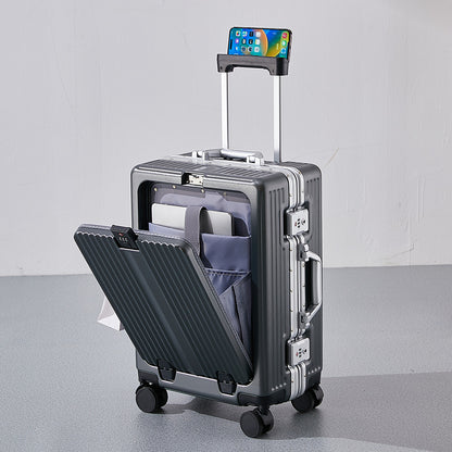 Aluminum frame suitcase 24 inch anti-drop