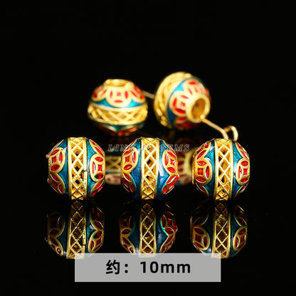 Ancient sand gold accessories loose beads