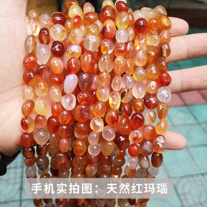 Crystal gravel conformal loose beads