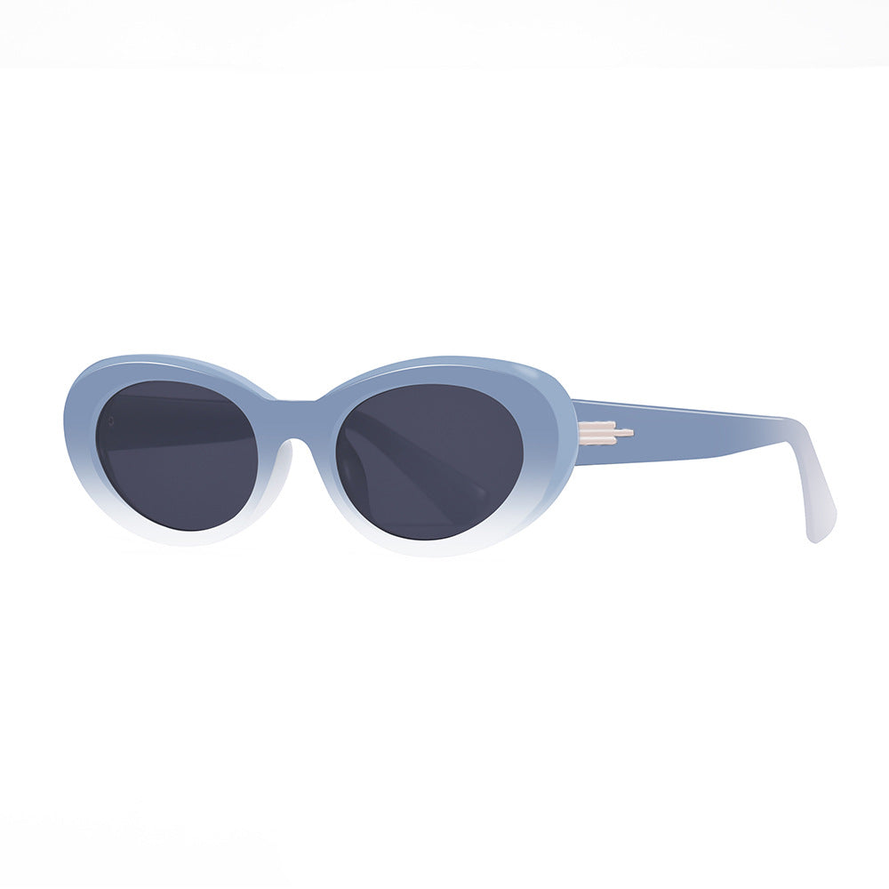 European Retro Fashion Small Frame Sunglasses