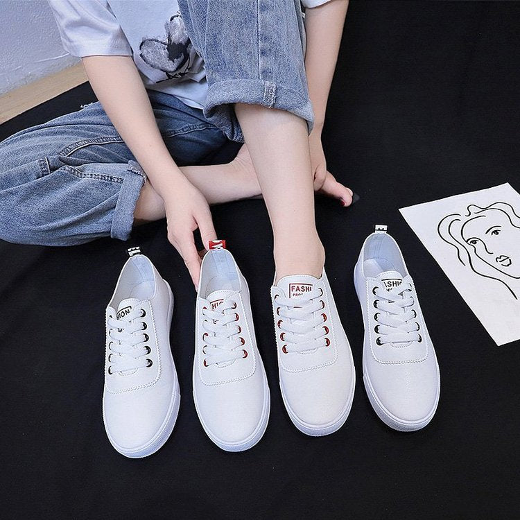 Board shoes little white shoes women