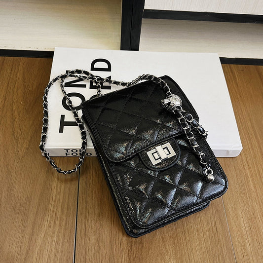 Mobile phone bag shoulder crossbody small square bag