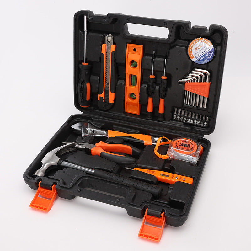 New 30-piece household carbon steel toolbox