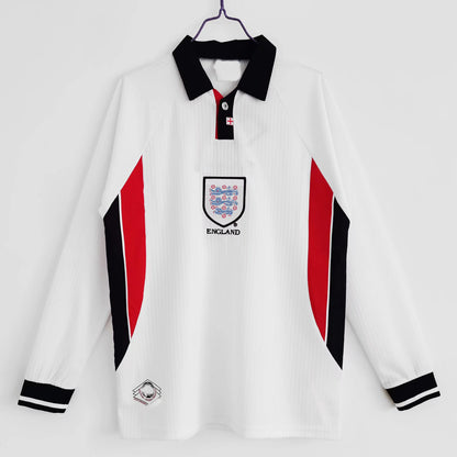 98 World Cup England Home 20 Owen 7 Beckham Gerrard Retro Jersey