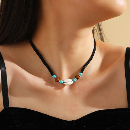 Ethnic shell necklace Bohemian style necklace