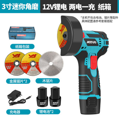 New lithium battery 3 inch angle grinder, grinder, small angle grinder mini, handheld grinder, power tools