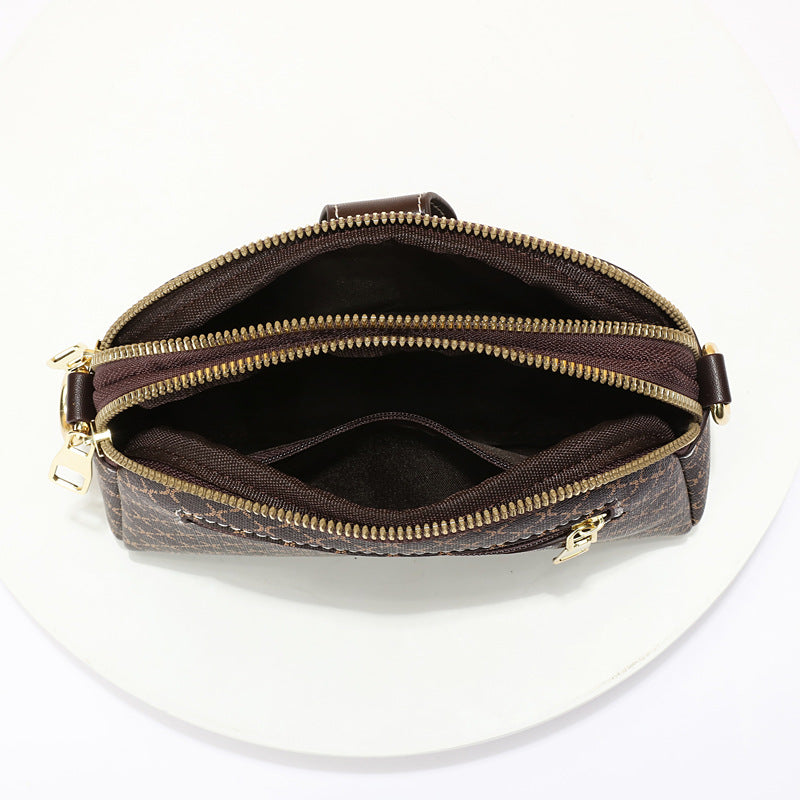 Multi-layer mobile phone bag, mother bag, shoulder bag.