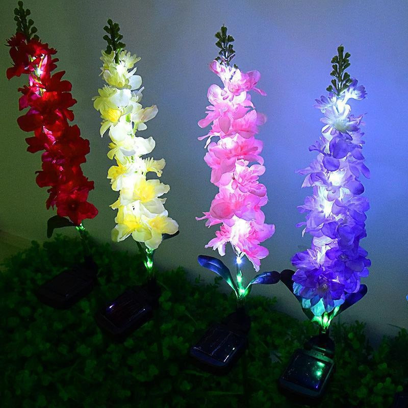 Solar Hyacinth Light Outdoor Waterproof Artificial Flower